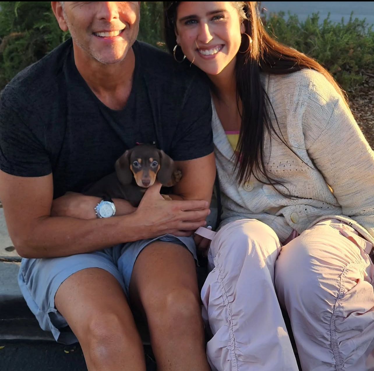 The Martinez Family with their Prestige Doxies Dachshund