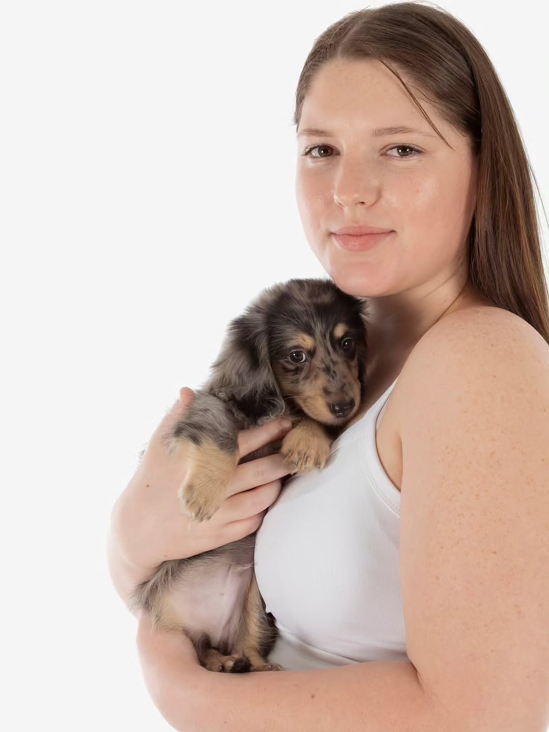 Anna with their Prestige Doxies Dachshund